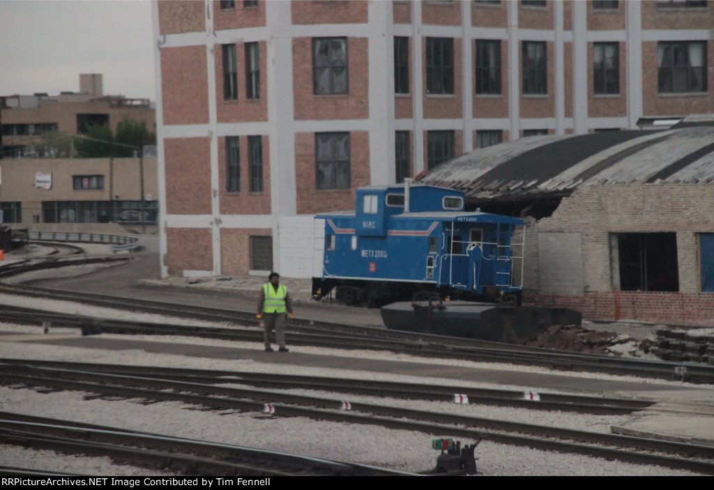 Metra Caboose at Western Ave